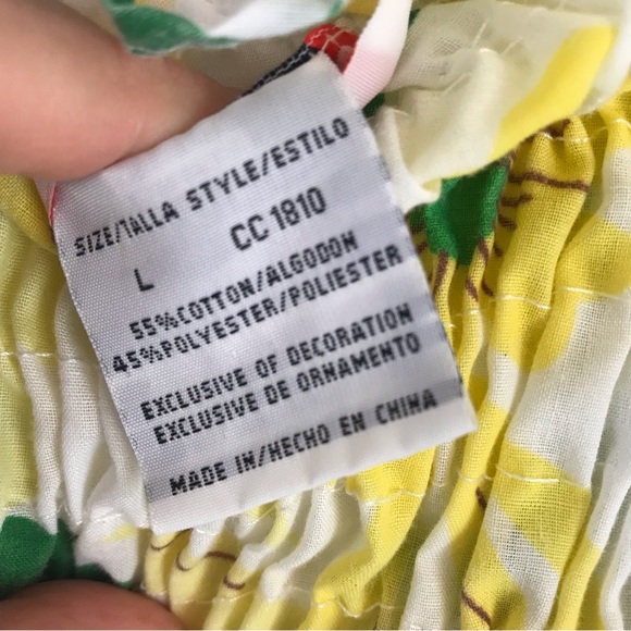 Vintage Floral Midi Sun Dress with Shirred Bodice. - Picture 12 of 14